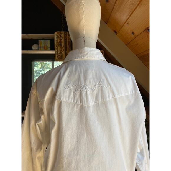 Western Embroidered Button Down Shirt - Picture 2 of 7